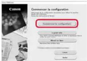 CANON Pixma TS9540 - Cliquez sur Commencer la configuration. - 1