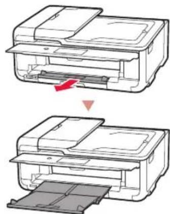 CANON Pixma TS9540 - Pull out the paper output tray. - 1