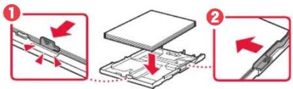 CANON Pixma TS5353 - Cargue el papel. - 1