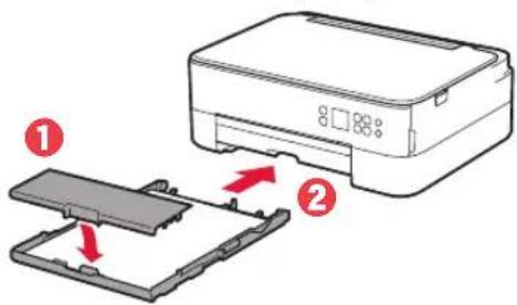 CANON Pixma TS5353 - Sæt kassettedækslet på, og udskift kassetten. - 1