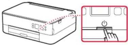 CANON Pixma TS5353 - Slå på skrivaren - 4