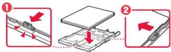 CANON Pixma TS5353 - Coloque o papel. - 1