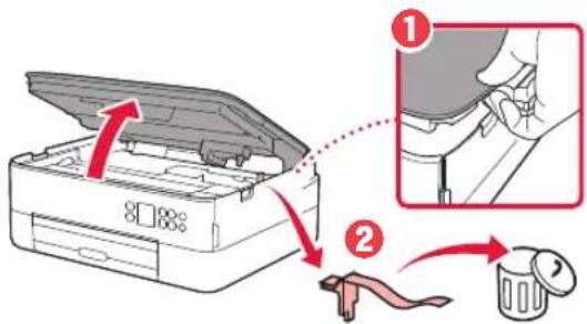 CANON Pixma TS5353 - Removing Packing Materials - 2