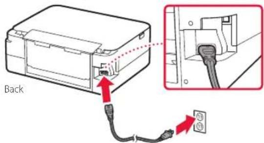 CANON Pixma TS5353 - Turning on the Printer - 2