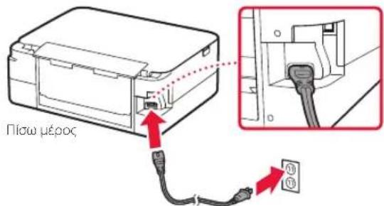 CANON Pixma TS5353 - Ενεργοποίηση του εκτυπωτή - 2