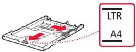 CANON Pixma TS5353 - Faites glisser séparément les guides papier. - 1