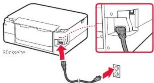 CANON Pixma TS5353 - Einschalten des Druckers - 2