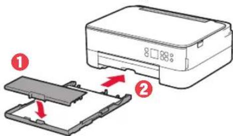 CANON Pixma TS5353a - Fest kassettdekselet og skift ut kassetten. - 1