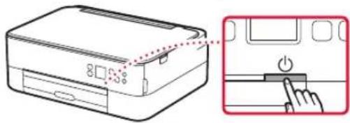 CANON Pixma TS5353a - Virran kytkeminen tulostimeen - 3