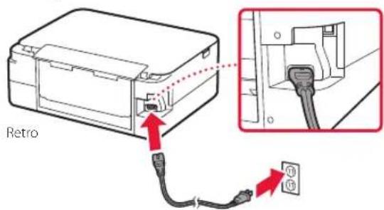 CANON Pixma TS5353a - Accensione della stampante - 2