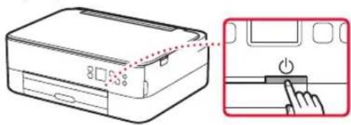 CANON Pixma TS5353a - Slå på skrivaren - 4