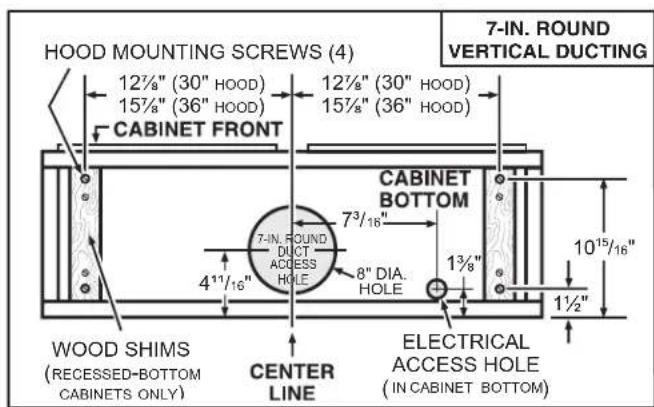 NuTone AHDA136BL - Standard Installation (without EZ1 brackets) - 3