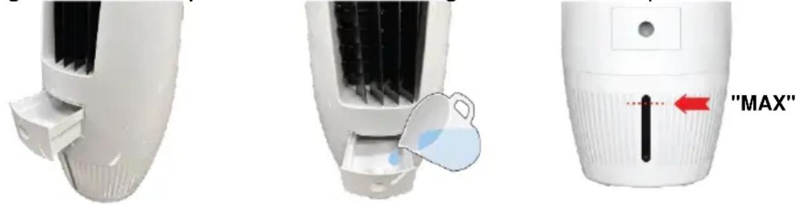 Be Cool BC07AC60WF - LLENADO DEL DEPOSITO DE AGUA - 1
