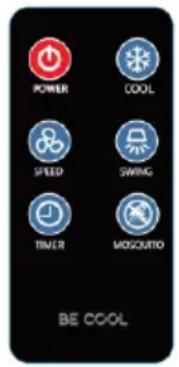 Be Cool BC07AC60WF - USO CORRETTO DEL TELECOMANDO - 1