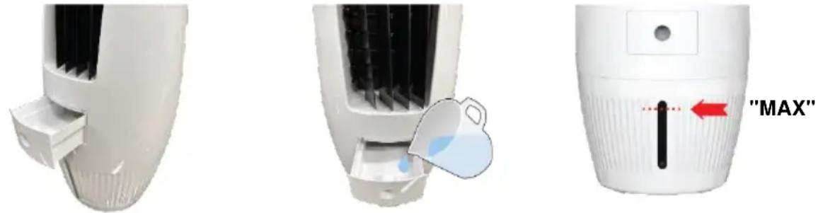 Be Cool BC07AC60WF - REEMPLIR LE RÉSERVOIR D'EAU - 1