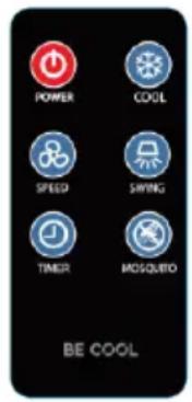 Be Cool BC07AC60WF - CORRECT USE OF THE REMOTE CONTROL - 1