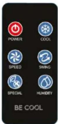 Be Cool BC18AC2301IKF - UTILISATION CORRECTE DE LA TÉLÉCOMMANDE - 1