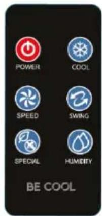 Be Cool BC18AC2301IKF - CORRECT USE OF THE REMOTE CONTROL - 1
