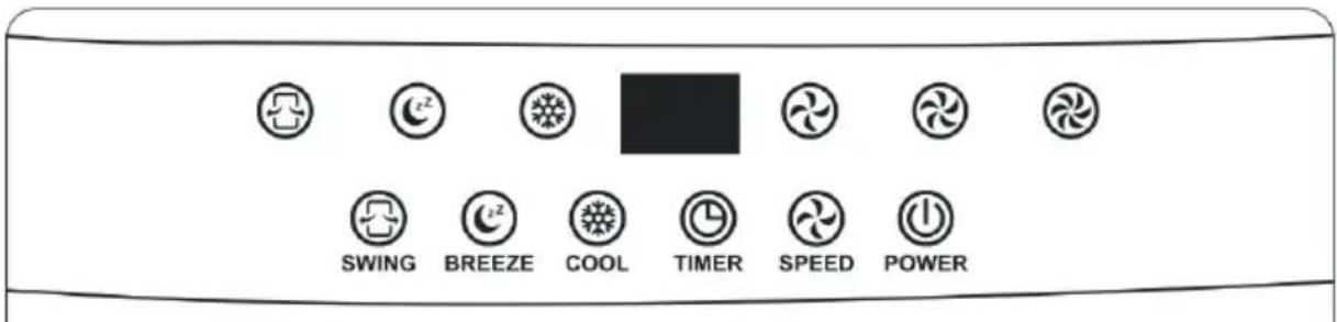 Be Cool BC60AC2401 - Przyciski na panelu sterowania - 1
