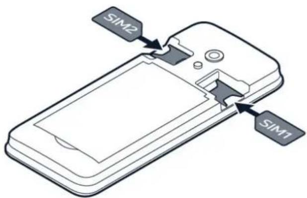 NOKIA 235 4G - Insérer les cartes SIM - 1