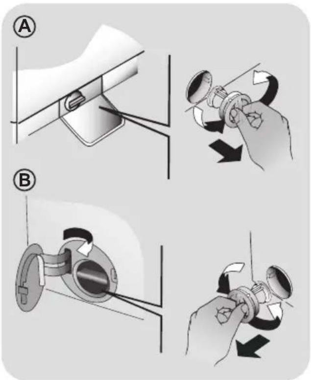 HOOVER H3W 482DA4-S - Si consiglia di controllare e pulire il filtro 5 o 6 volte all'anno. - 1
