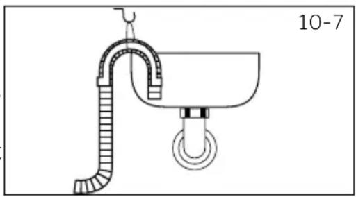 HAIER HW100-BP14939 - Tuyau de vidange à l'évier - 1