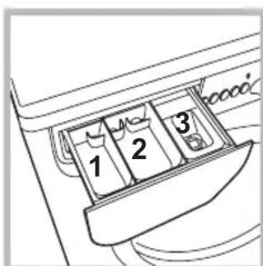 INDESIT EWD71453WFR N - Bac 3: Additifs (adoucissant, etc. - 1
