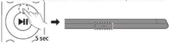 SAMSUNG HW-S701D - Se il subwoofer non si connette in modo automatico - 3