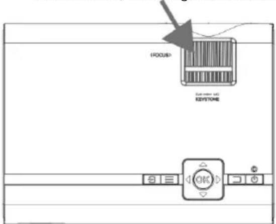 LENCO LPJ-280WH - Adjust The Focus And Keystone - 1
