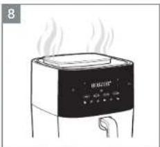 AEG AAF7SB - Como utilizar - Air Fry + Vapor - 53