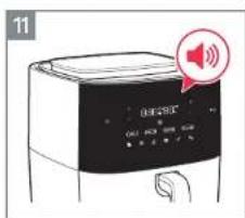 AEG AAF7SB - Como utilizar - Função AirFry - 12