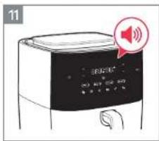 AEG AAF7SB - Como utilizar - Air Fry + Vapor - 20