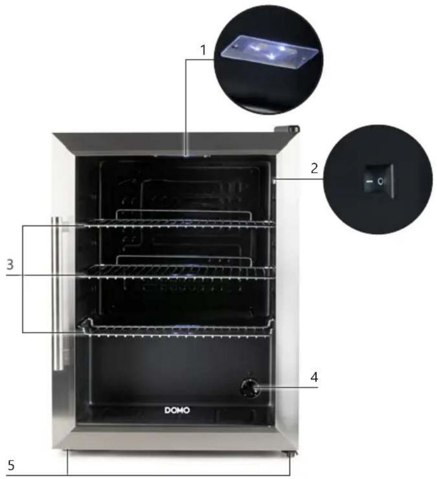 DOMO DO91609BK - COMPONENTI - 1