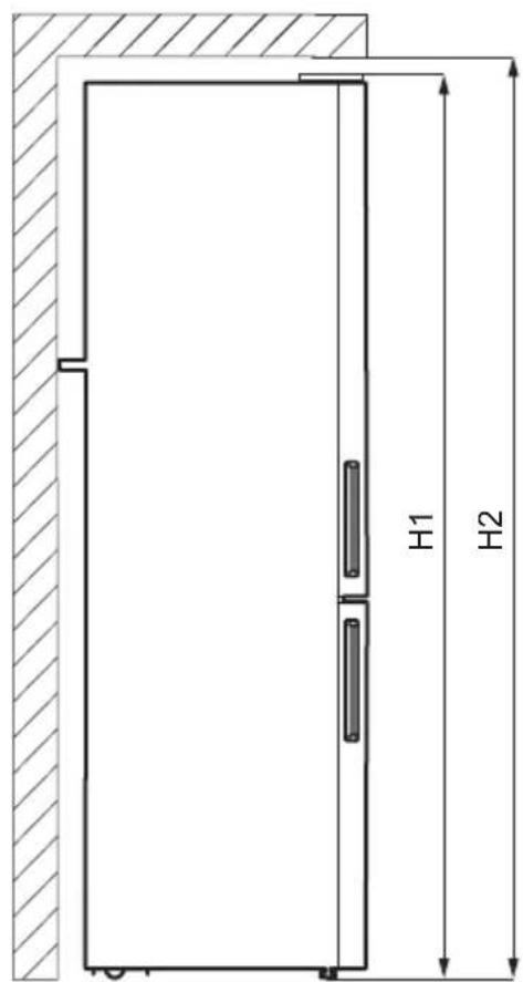 ELECTROLUX ENT7MD36X - Dimensions - 1