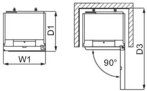 ELECTROLUX ENT7MD36X - Dimensions - 2