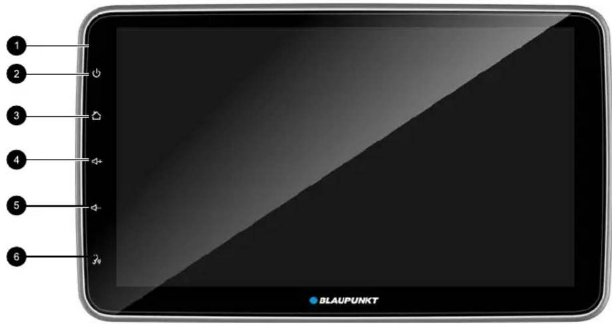 BLAUPUNKT Cape Town 948 DAB - Panneau avant - 1
