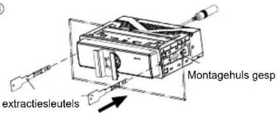 BLAUPUNKT Cape Town 948 DAB - De eenheid verwijderen - 5