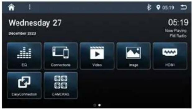 BLAUPUNKT Cape Town 948 DAB - Hoofdmenu (Home) - 2