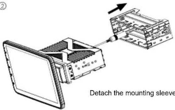 BLAUPUNKT Cape Town 948 DAB - Installing the unit - 2