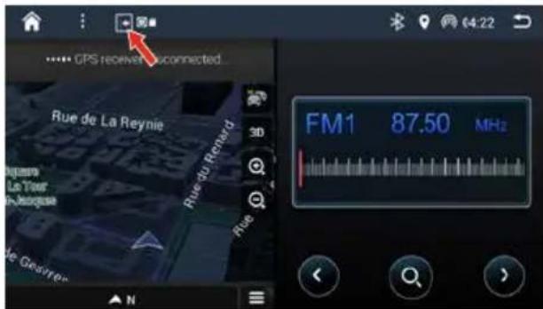 BLAUPUNKT Cape Town 948 DAB - Delt skærm - 2