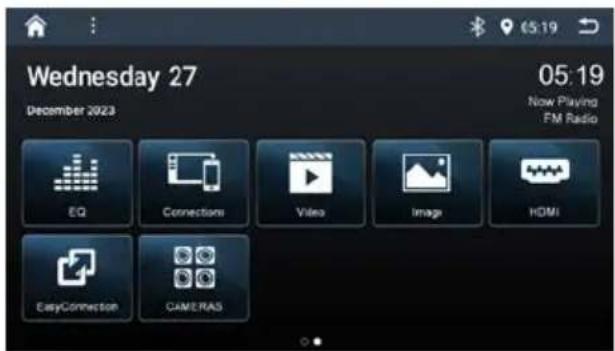 BLAUPUNKT Cape Town 948 DAB - Menu główne (Home) - 2