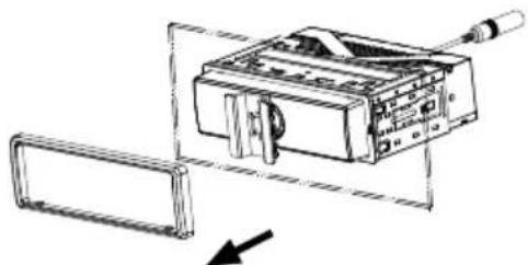 BLAUPUNKT Cape Town 948 DAB - Entfernen des Geräts - 4