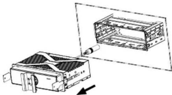 BLAUPUNKT Cape Town 948 DAB - Remoção da unidade - 4
