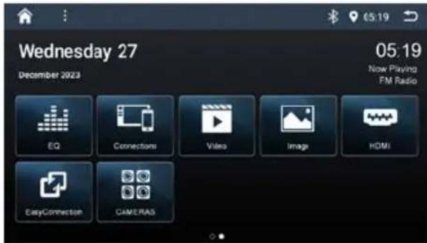 BLAUPUNKT Cape Town 948 DAB - Hovedmenu (Hjem) - 2