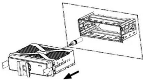 BLAUPUNKT Cape Town 948 DAB - De eenheid verwijderen - 7