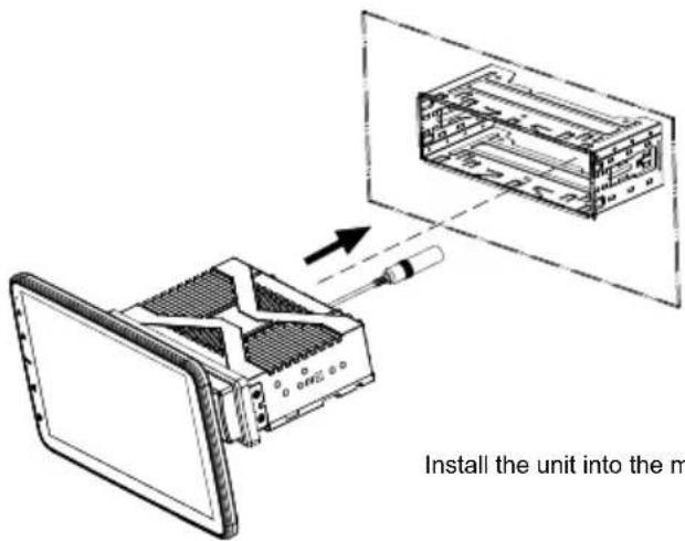BLAUPUNKT Cape Town 948 DAB - Installing the unit - 5