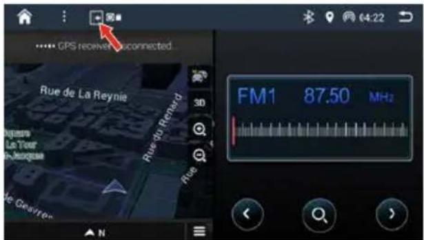 BLAUPUNKT Cape Town 948 DAB - Ecrã dividido - 2