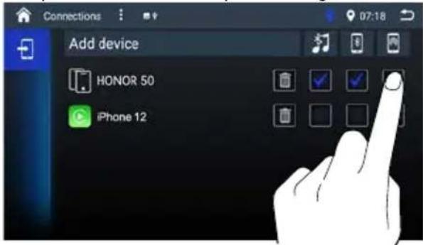 Add device HONOR 50 iPhone 12