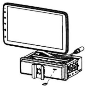 BLAUPUNKT Cape Town 948 DAB - Inserción de la tarjeta microSD - 2