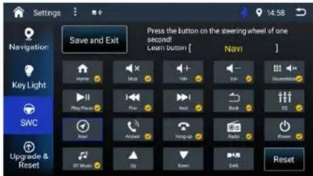 BLAUPUNKT Cape Town 948 DAB - Steering wheel control(SWC) - 1